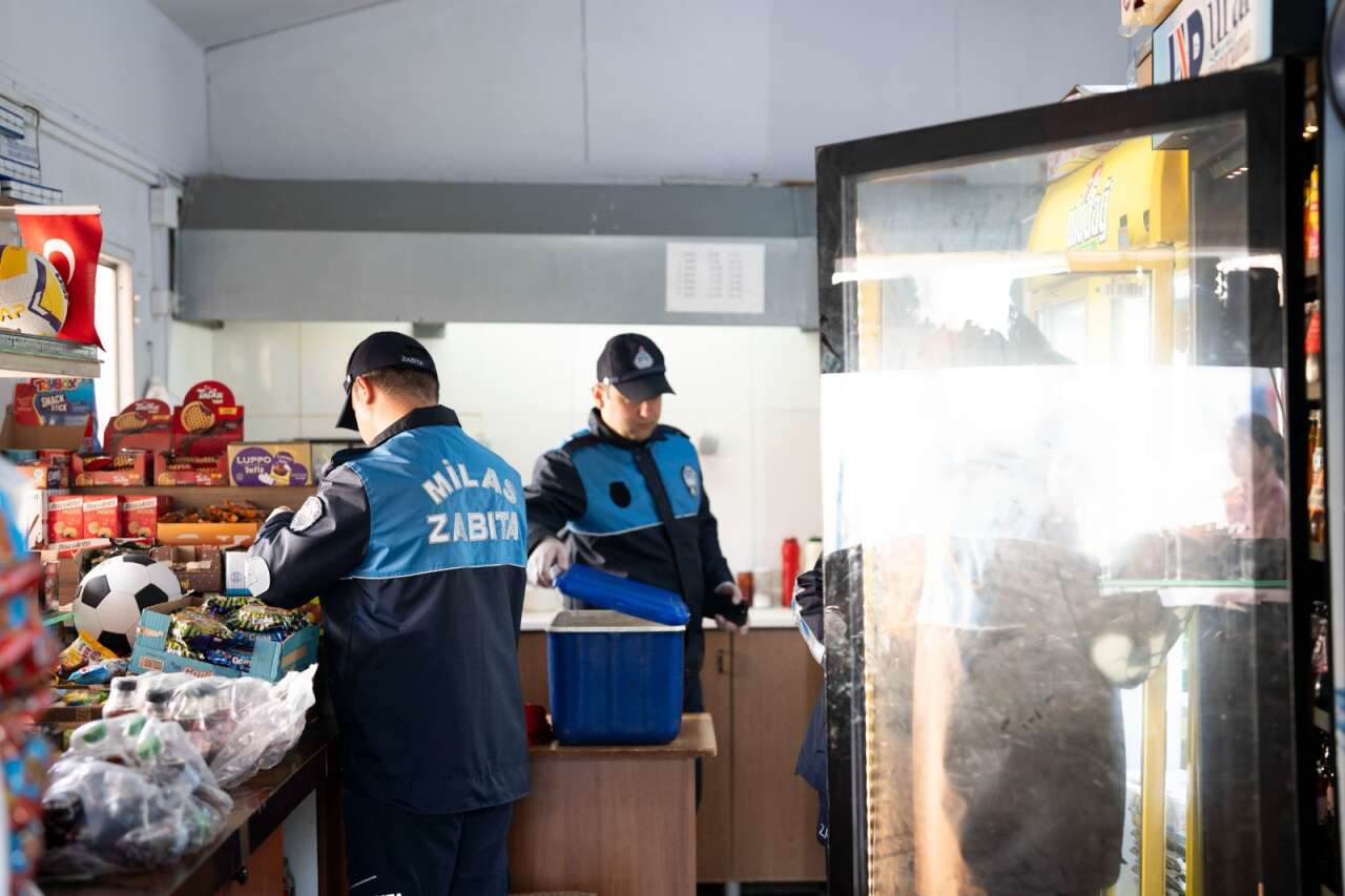 Milas Belediyesi Zabıtası’ndan Okul Kantinlerinde Denetim 2